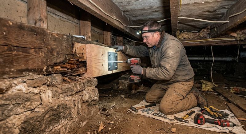 House Beam Repair in Kansas City, KS