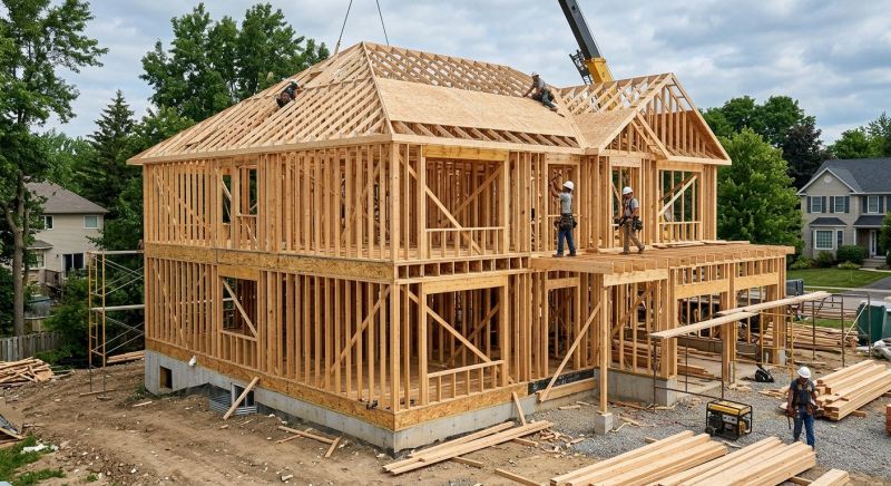 House Framing in Kansas City, KS