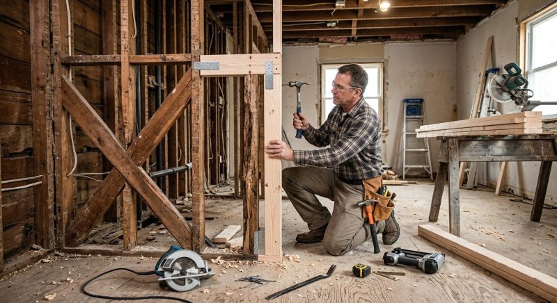Roof Framing Repair in Kansas City, KS