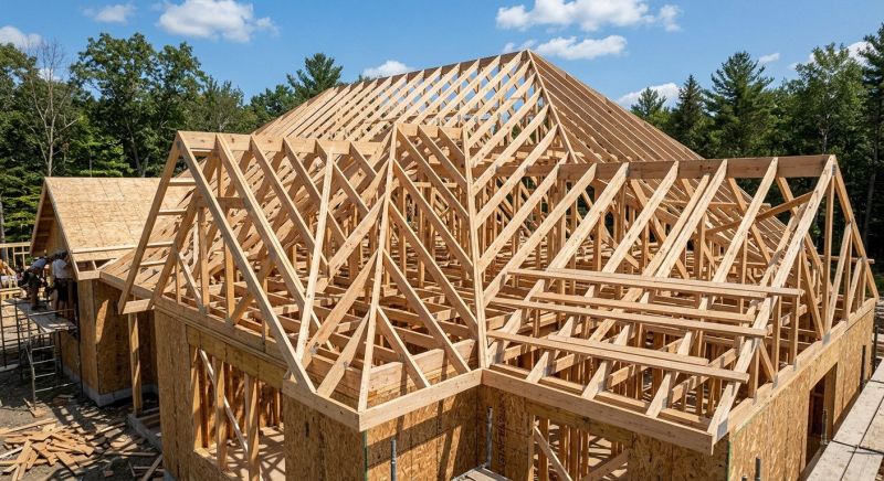 Roof Truss Framing in Kansas City, KS