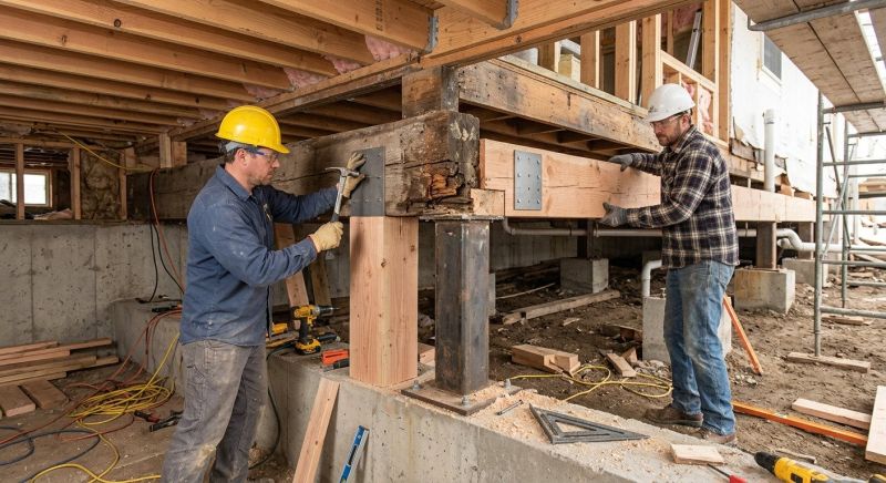 Wood Beam Replacement in Wilmington, NC