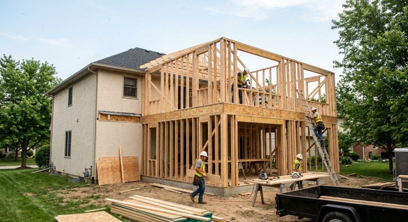 Wood Framing Construction in Conroe, TX